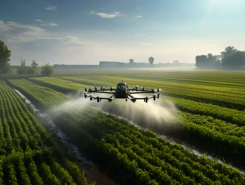 Silicone for UAV Plant Protection Operations